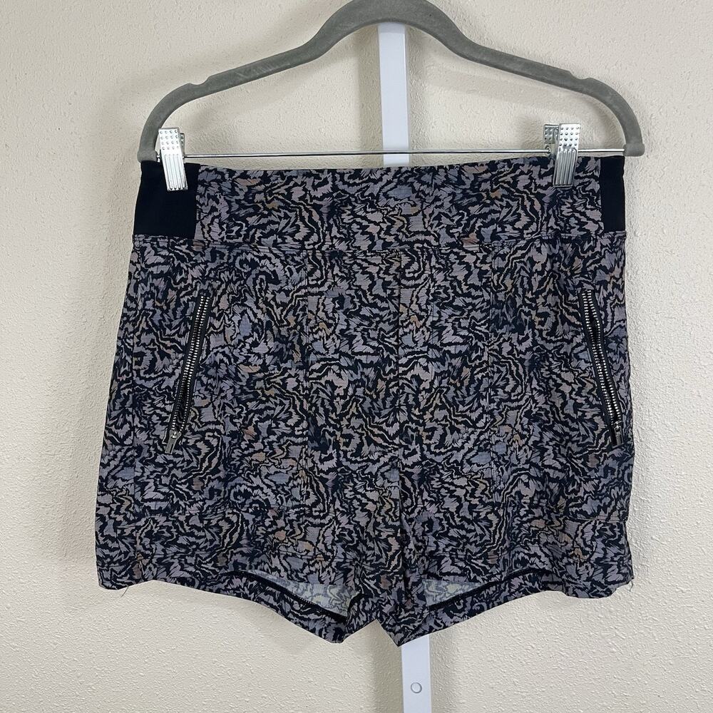 Athleta Trekkie North Shorts Size 8 Printed Ripstop Hiking Outdoors